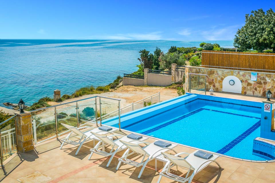 Photoshooting villa Azure in Skala, Kefalonia, Greece for Solmar