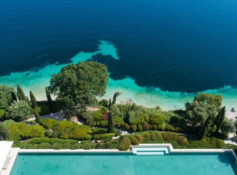 Secluded beachfront villa