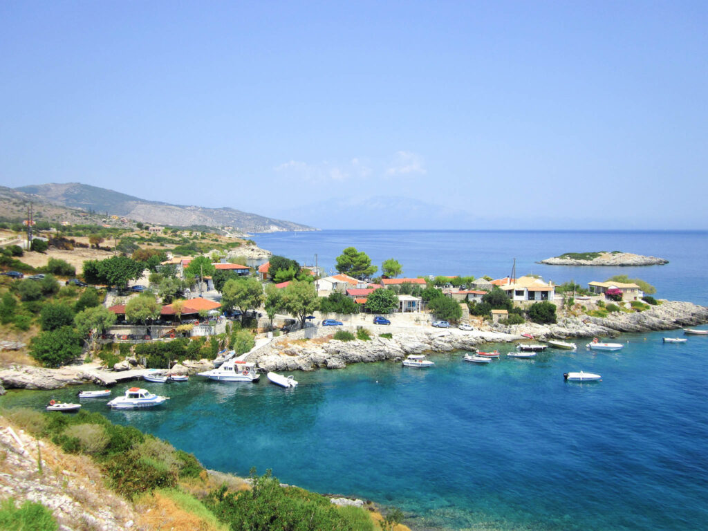 Picturesque,Mikro,Nisi,Village,In,Zakynthos,Island,,Zante,,Greece,,Europe