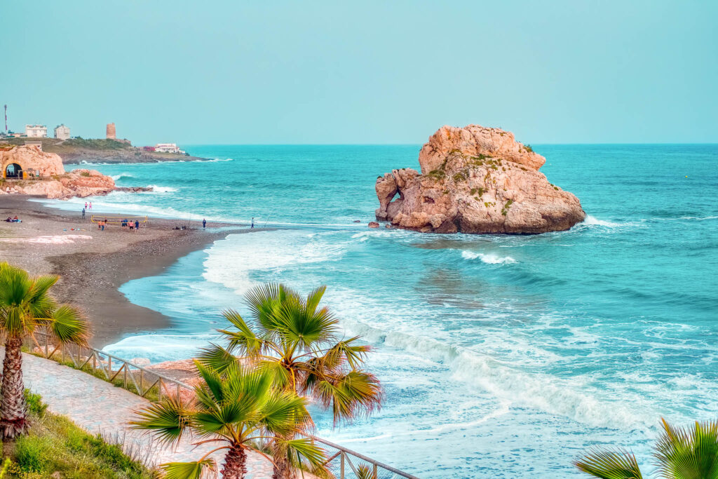 Penon,Del,Cuervo,Beach.,Costa,Del,Sol,,Malaga,,Spain