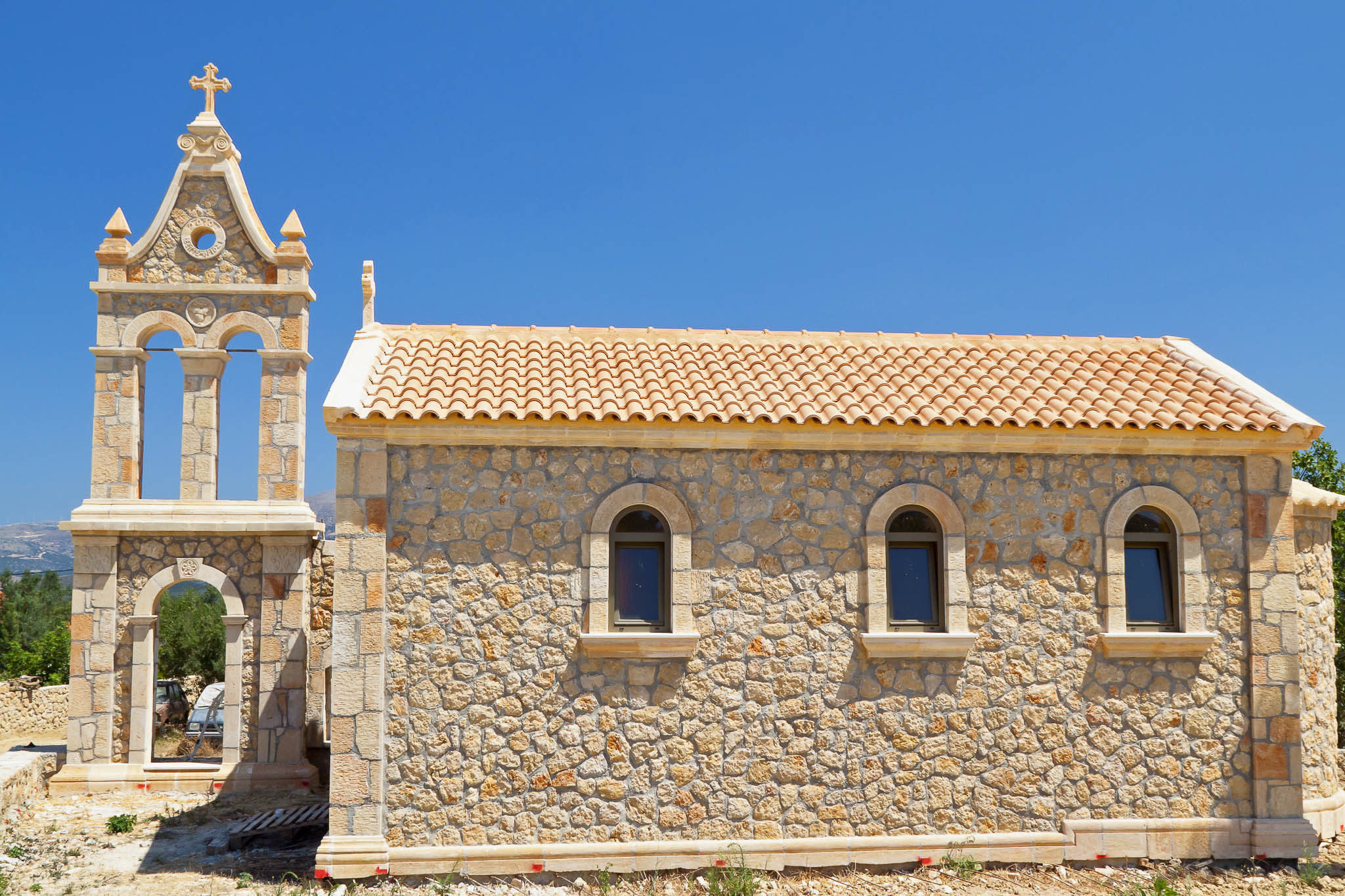 Traditional,Church,At,Lakithra,Village,Of,Kefalonia,Island,In,Greece