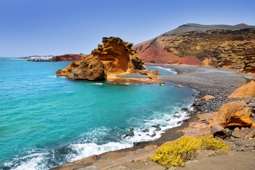 Lanzarote,El,Golfo,Atlantic,Ocean,Near,Lago,De,Los,Clicos