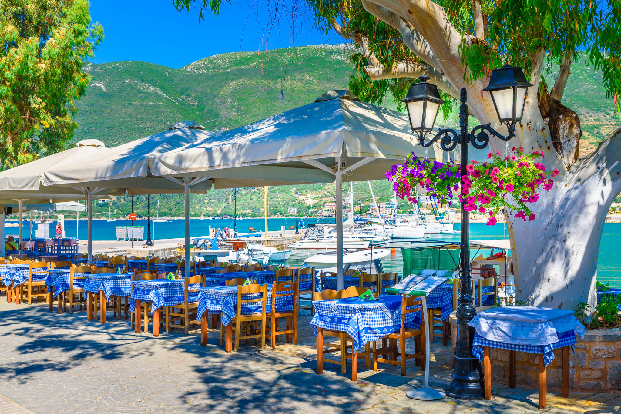 Taverna,Of,Vasiliki,Village,,Lefkada,Island,,Greece
